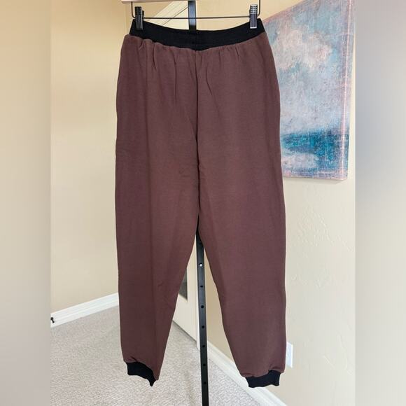 WeWoreWhat Cotton Slim Leg Joggers Women’s size small Black and Brown - Picture 5 of 5